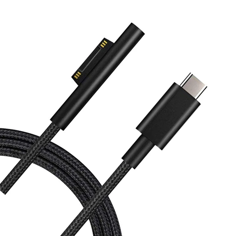 Блок питания USB Type-C 65 Вт 15 В 3 А для Microsoft Surface Pro 4 5 6 Go зарядный адаптер PD кабель шнур