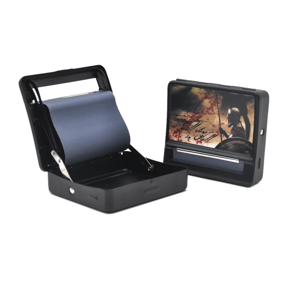 Черный металлический роллер для сигарет бумаги 70 мм ручной сигарет|Аксессуары