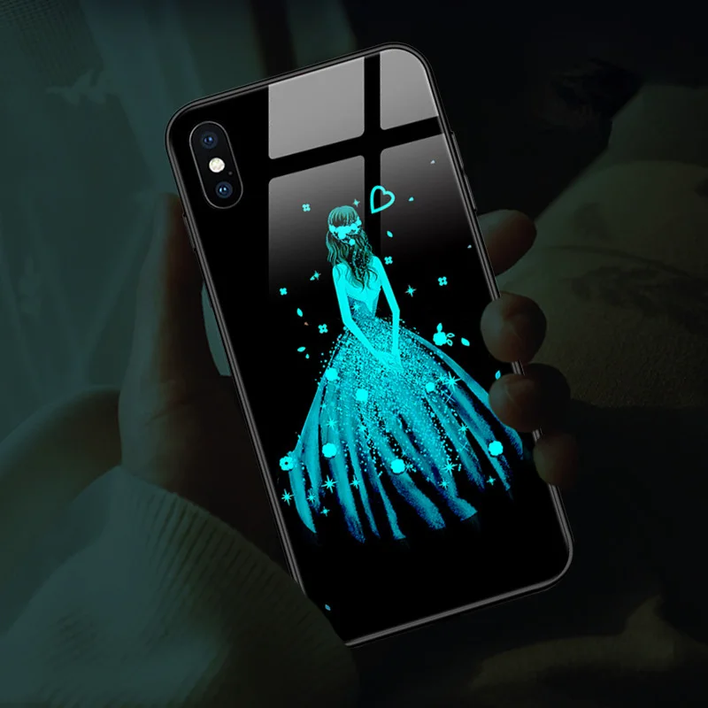 Чехол из закаленного стекла для iphone 11pro Max XS XR 6S 7Plus 8Plus | Мобильные телефоны и