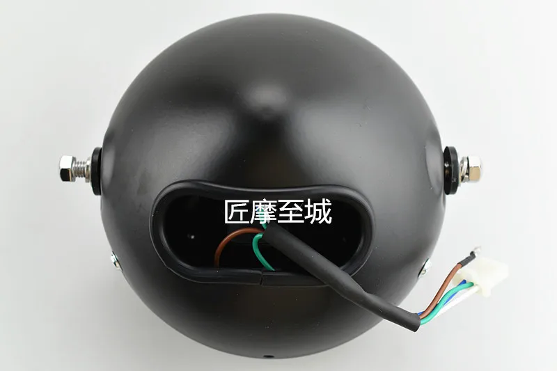 Фара для мотоцикла желтое стекло Модифицированная фара