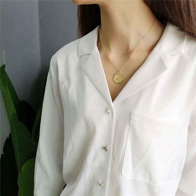 RUIYI в Корейском стиле Стиль реальные 925 стерлингового серебра Женщины золотое