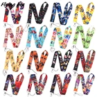 Flyingbee аниме Рисунок из мультфильма; Креативное шнур значок ID-карабином новые стильные тесёмки оптом мобильный телефон веревка шнурки шейные платки аксессуары X1369