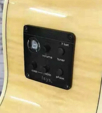 guitar with EQ Твердая ель дерево топ 12 струн Акустическая гитара 41 дюймов Джамбо Размер высокий Глянец натуральный цвет Пламя клен задняя и боковая народная гитара - Цвет: guitar with EQ