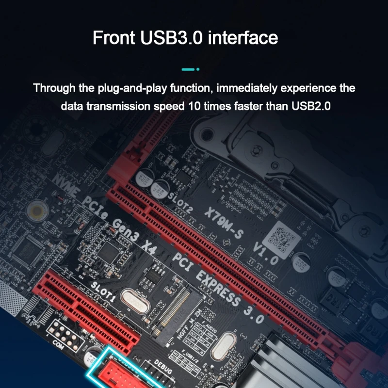 

DDR3x4, SATA2.0 NVME M.2 PCI-E 4X 64 USB3.0