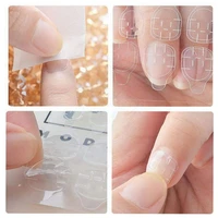 1psc10 sheets240pcs clear false nail tips double nails jelly side tools tape tape sticker gel adhesive fake sticky glue g l7u4