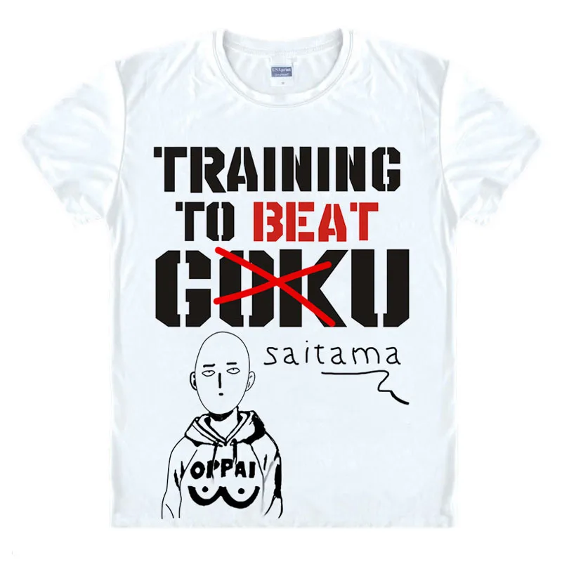

ONE PUNCH-MAN T Shirt Anime ONE PUNCH MAN T-shirt Saitama Training No Goku Funny Design tee Anime Saitama Cosplay tee shirt