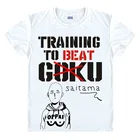 Футболка ONE PUNCH-MAN, футболка с аниме ONE PUNCH MAN, тренировка Сайтама, No Goku, Забавный дизайн, футболка аниме Сайтама, косплей, футболка