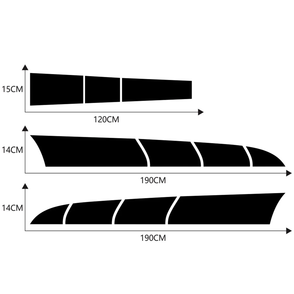 

3Pcs/Set D-1057 Auto Exterior Decoration Stripes Car Body Engine Cover Stickers