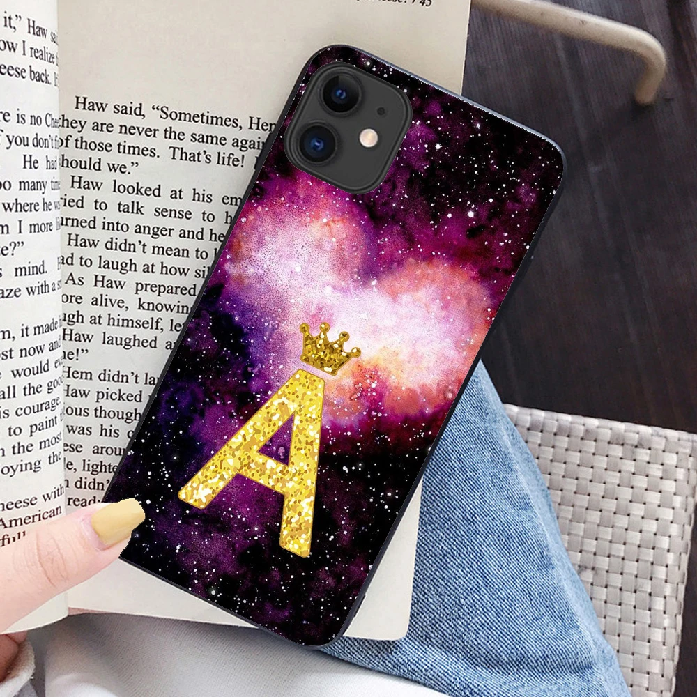 Индивидуальный дизайн DIY Имя пользовательское имя письмо монограмма черный