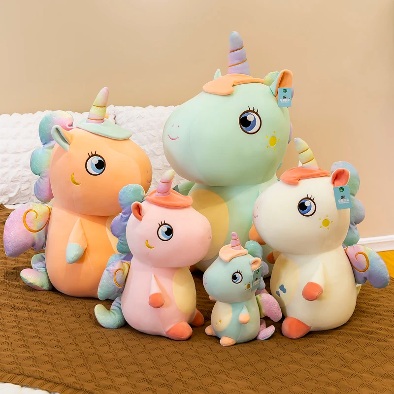 

левая игѬђка-единоѬог cartoon anime unicorn plush stuffed animal doll pillow non-deformation doll decoration ornaments gifts