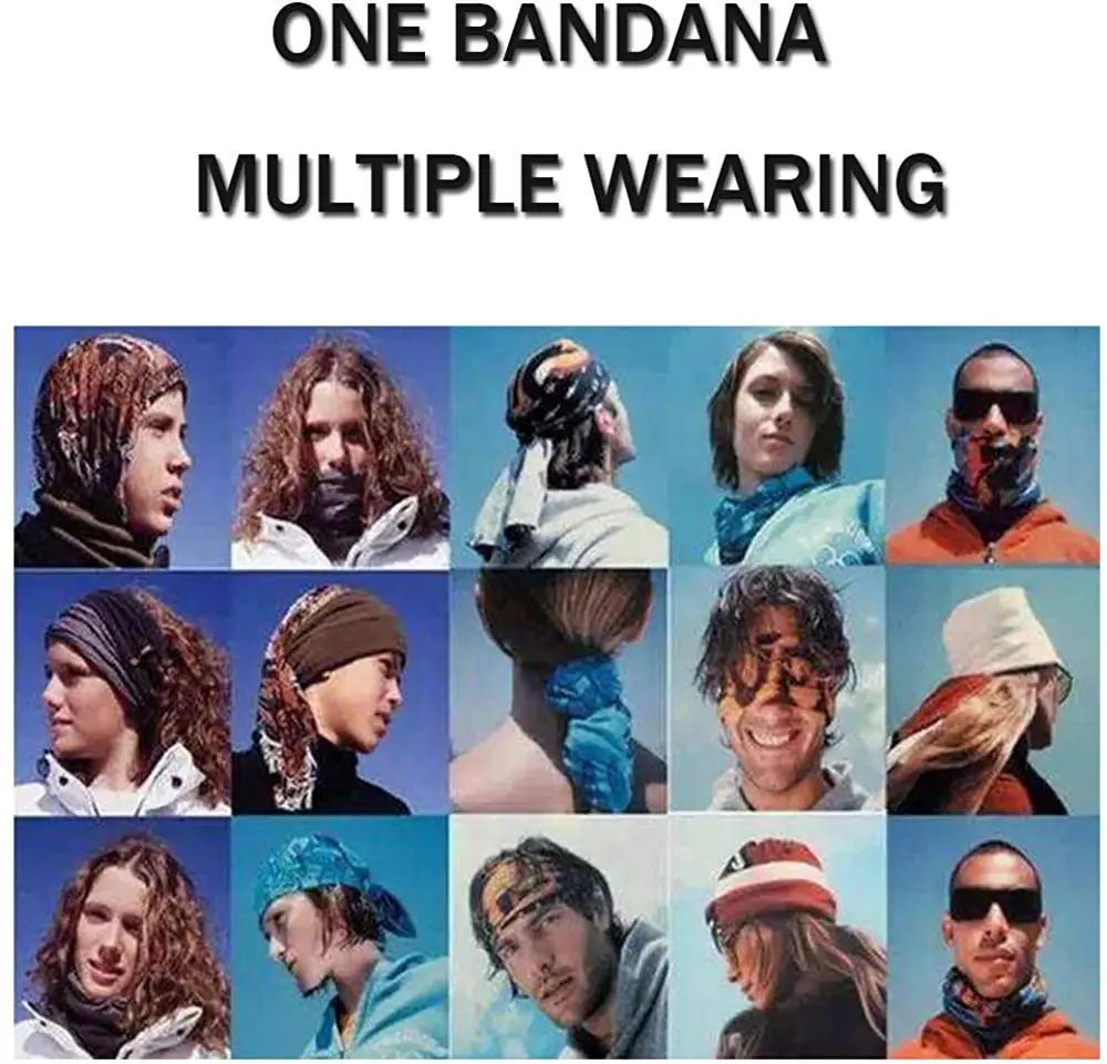 

Summer Women Men Face Neck Gaiter Skull Style Dust Wind Magic Face Cover Scarf for Outdoor Cycling Motorcycle For Many Occasions