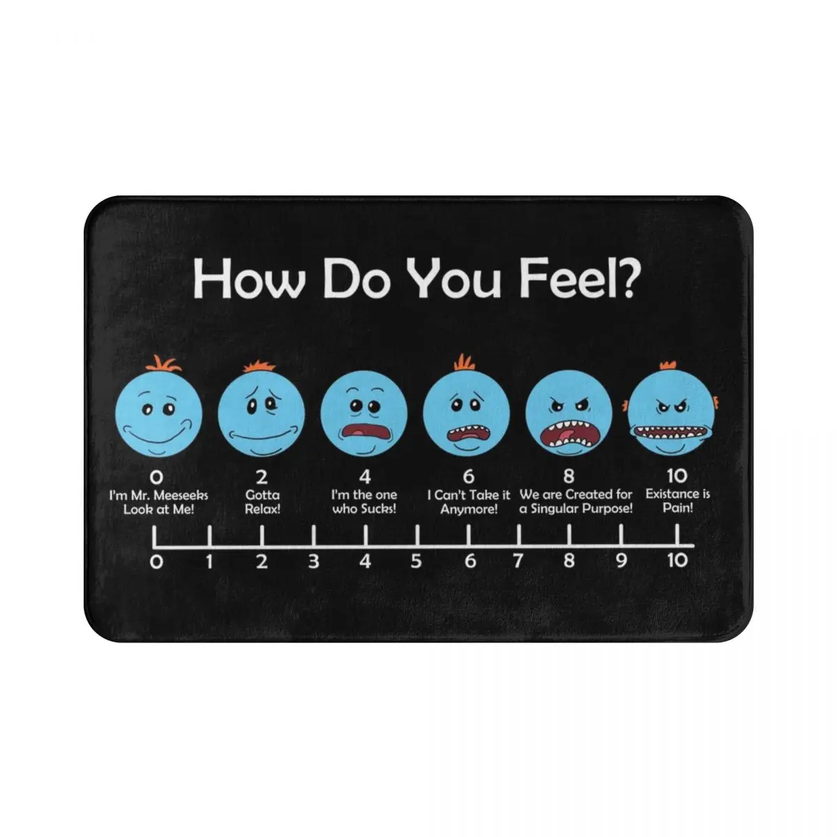 

Meeseeks Polyester Doormat Rug carpet Mat Footpad Anti-slip dust-proo Corridor Entrance Kitchen Bedroom balcony toilet 40x60cm