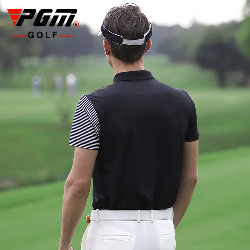 

PGM Men's Golf Clothing Summer Twill Breathable Top Short Sleeve Quick-Drying T-shirt Ball Suit YF261