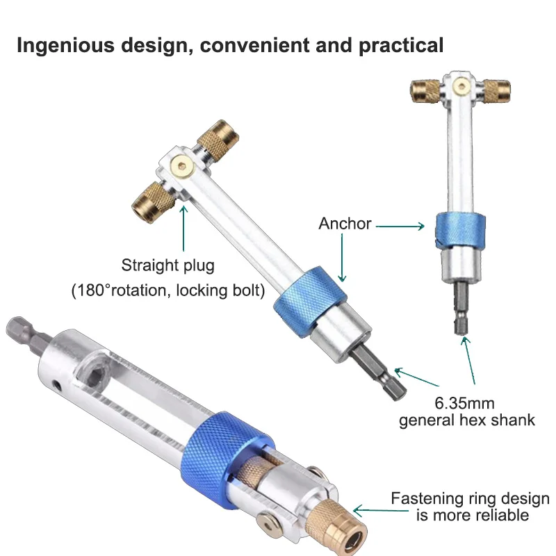 PRACMANU 20 шт. набор для сверления на половину времени Набор отверток