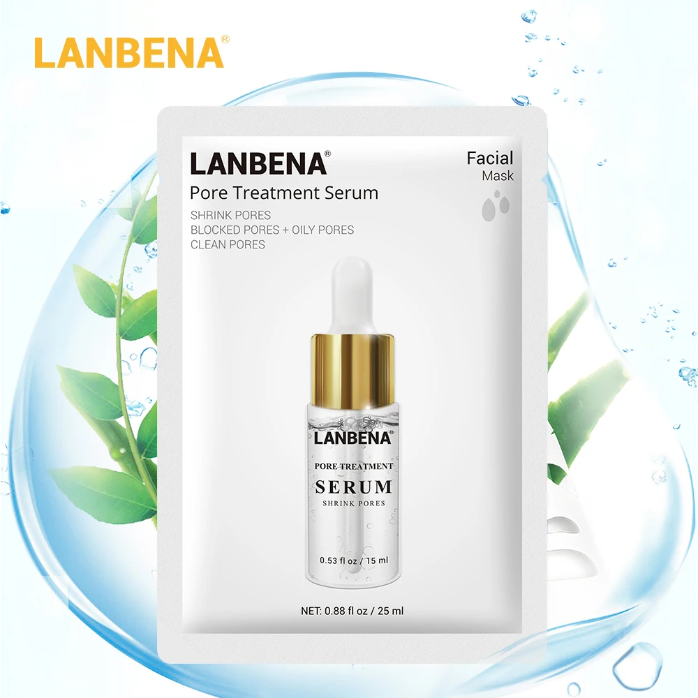 LANBENA пор лечение Сыворотка маска для лица Уход за кожей увлажняющий растительный