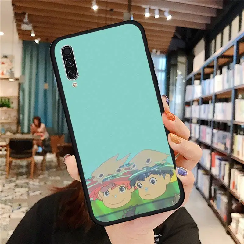 

Ponyo on the Cliff Phone Case For Samsung A20 A30 30s A40 A7 2018 J2 J7 prime J4 Plus S5 Note 9 10 Plus