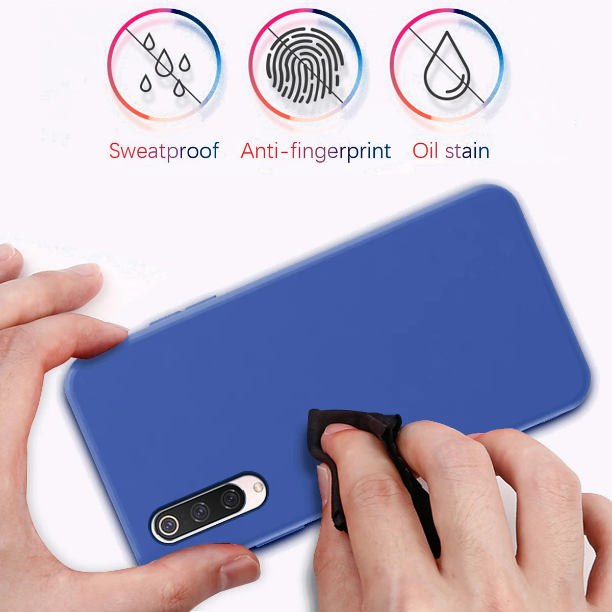 Для Xiaomi Mi 9 Pro 5G чехол тонкий мягкий ТПУ для телефона Встроенный бархатный