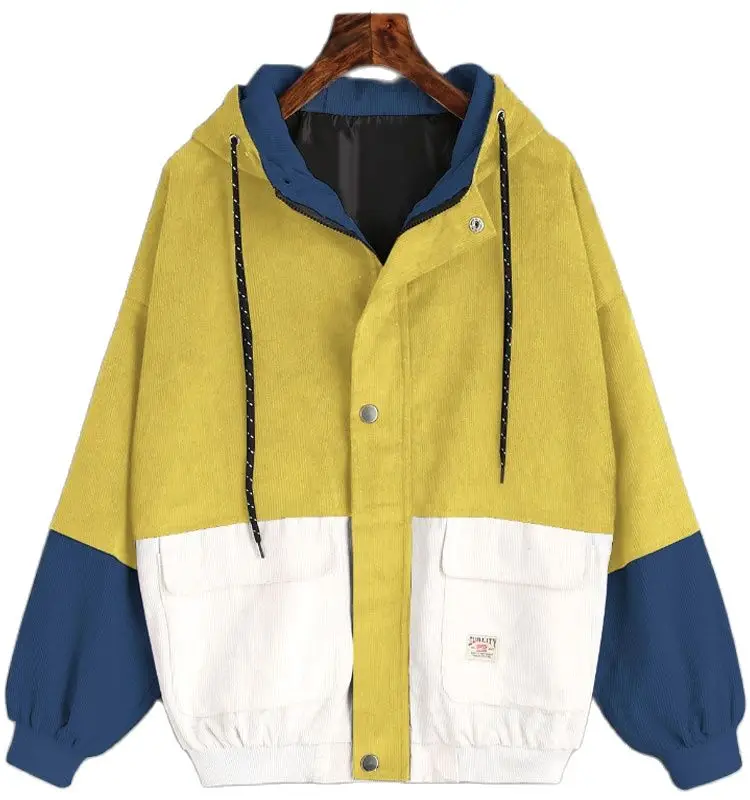 AECU11 куртка Для женщин теплые толстовки с капюшоном для малышей Вельветовая На