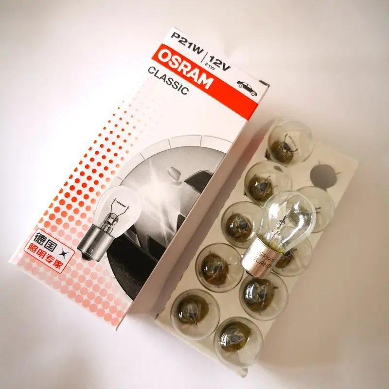 Osram автомобильный стоп-сигнал задняя фара задняя противотуманная фара P21/5 W 7528 двухпроводная двухъярусная кровать ноги 7506 выравнивание футов мононити