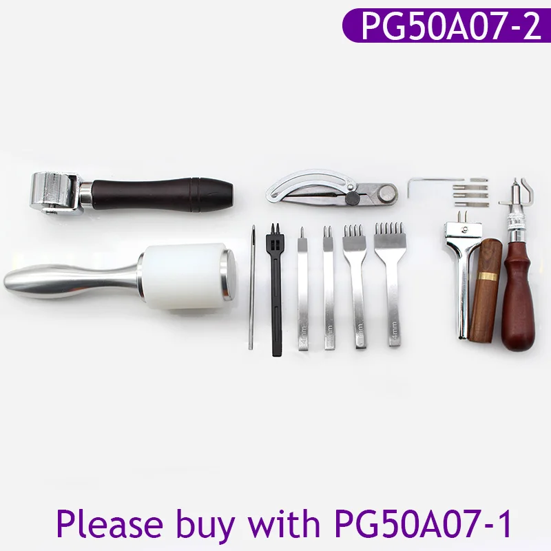 Набор кожаных инструментов для рукоделия включая инструменты шитья кожи с