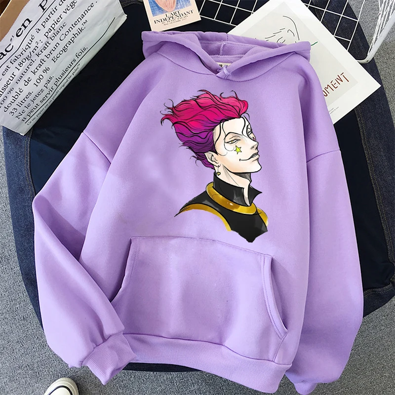 Зимний пуловер Hisoka morow в стиле аниме женские мужские кошачьи милые Poleron Mujer худи с