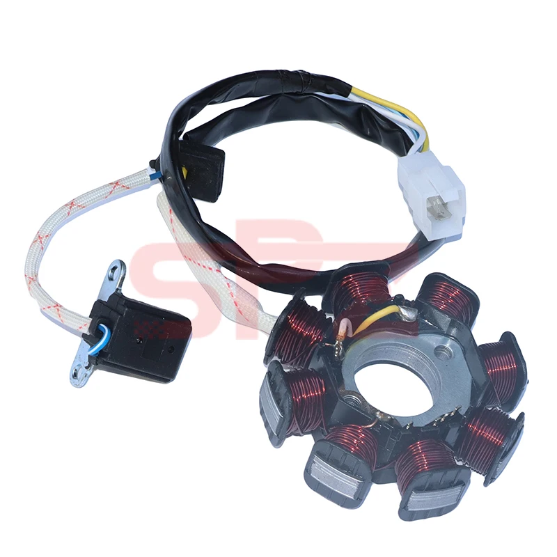 

Мотоцикл электронный статора магнитный DC 8 уровень подходит для Honda GY6-50 мотоцикл статора 50 полный постоянного тока катушки