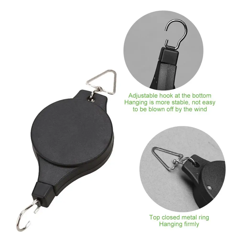 Выдвижная подвесная корзина Телескопический шкив садовые корзины растительные