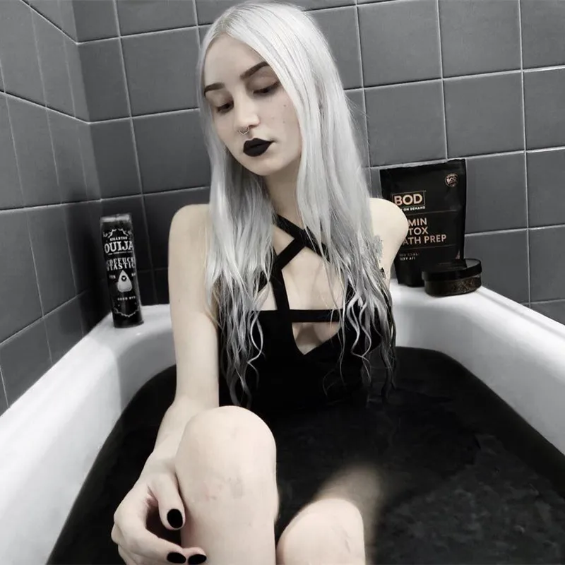 Женский сексуальный полый бандажный боди Черный Боди без рукавов с открытой