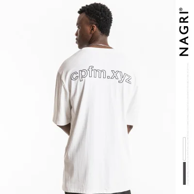 Мужская футболка Nagri в европейском и американском стиле с трехмерным принтом