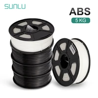 sunlu 3d printer filament 1 75mm 1kg 5 rolls black white abs 3d printing filament 3d printing material for 3d printer