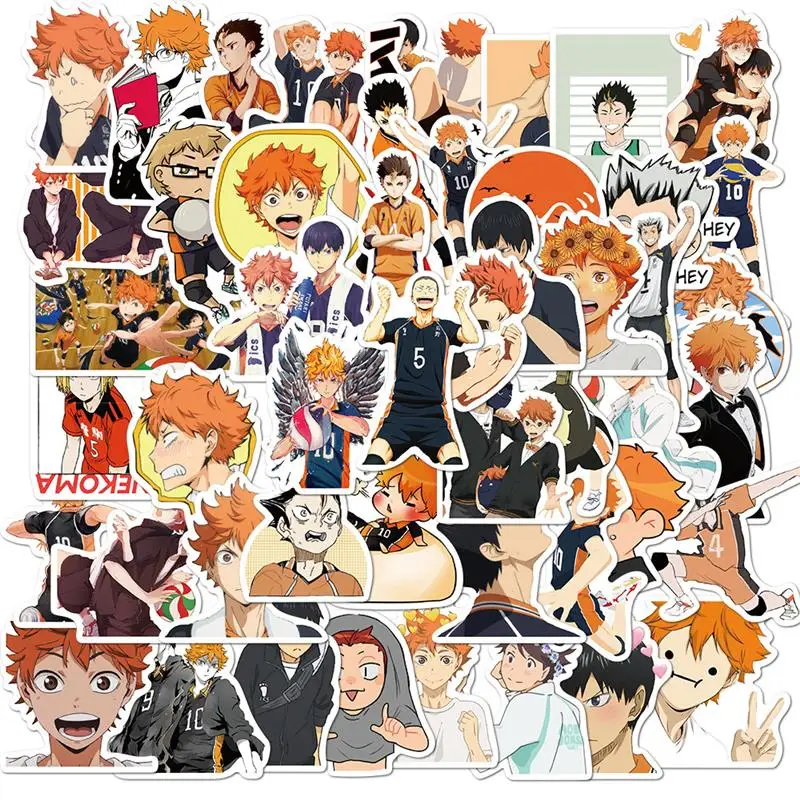 

10/30/50Pcs/ Haikyuu! Graffiti Stickers Volleyball Japanese Anime For Laptop Luggage Motorcycle Suitcase Phone Skateboard Carl