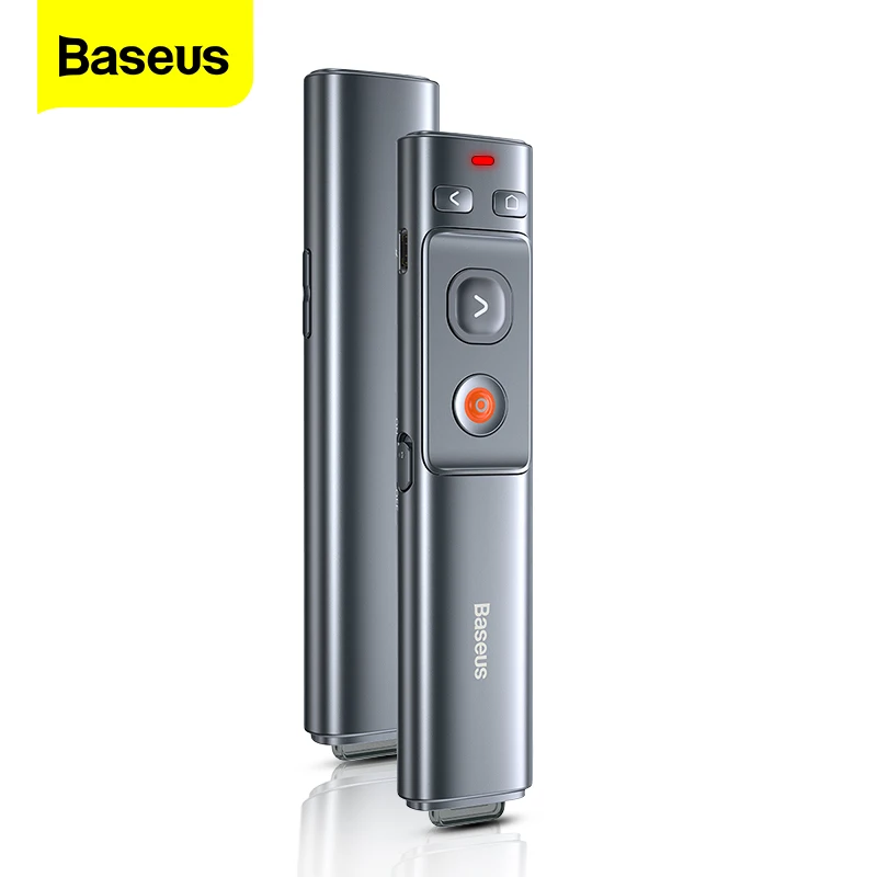 

Беспроводная лазерная указка Baseus с USB-портом и зарядным адаптером