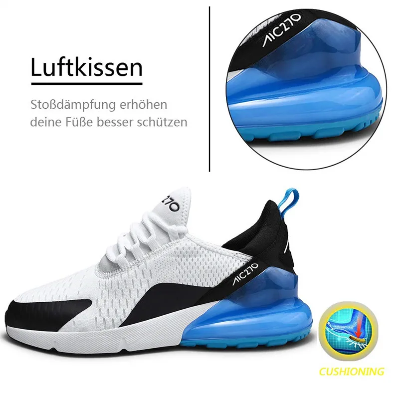 Мужская Спортивная обувь брендовая беговая Обувь Дышащая zapatillas hombre Deportiva 270 Высококачественная Мужская обувь кроссовки