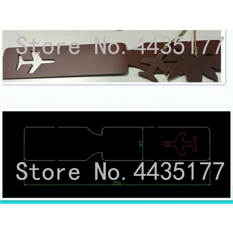 

New Japan Steel Blade Rule Die Cut Steel Punch Plane Luggage Tag Cutting Mold Wood Dies for Leather Cutter for Leather Crafts