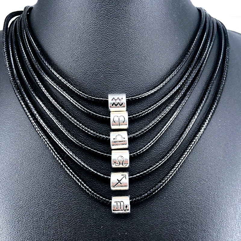 Ожерелье с 12 созвездиями ожерелье в подарок на день рождения карта сообщений для