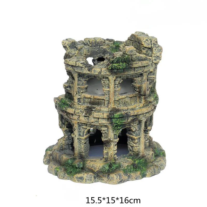 

Aquarium Decoration Landscaping Fish Tank Decoration Accessories Building Statue Decoration Waterscape Background Accessories