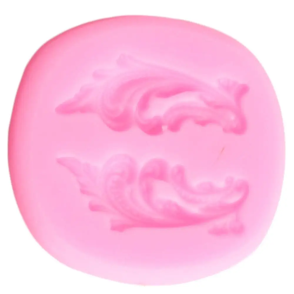 Свиток листья границы силиконовые формы рельеф листьев кекс Топпер инструменты