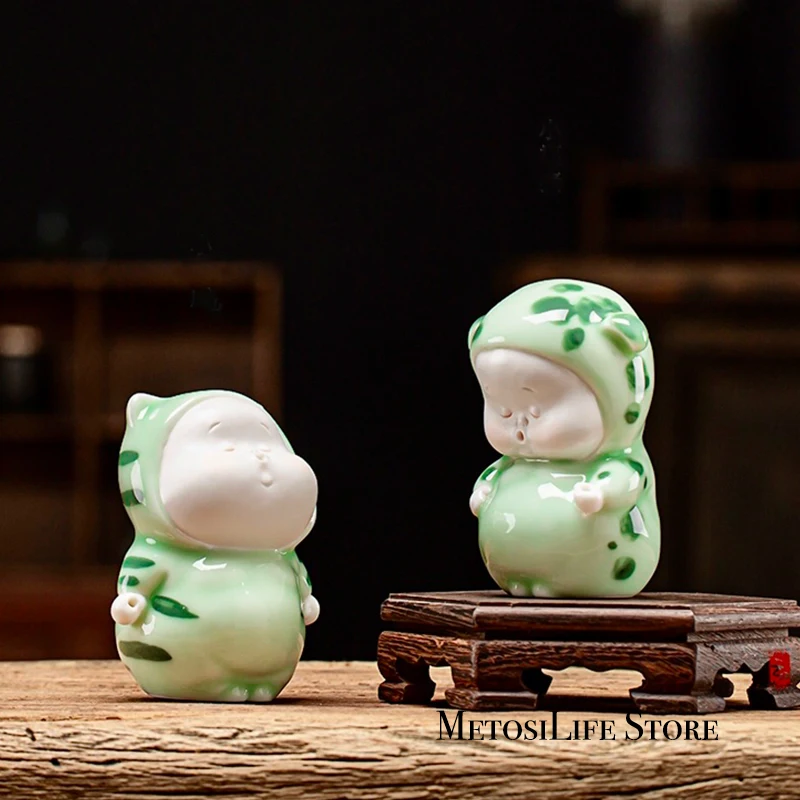 Керамическая курильница MetosiLife креативный держатель для благовоний в виде