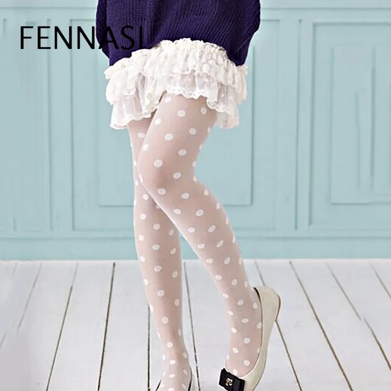 Весенние женские пикантные колготки FENNASI тонкие с высокой талией эротические в