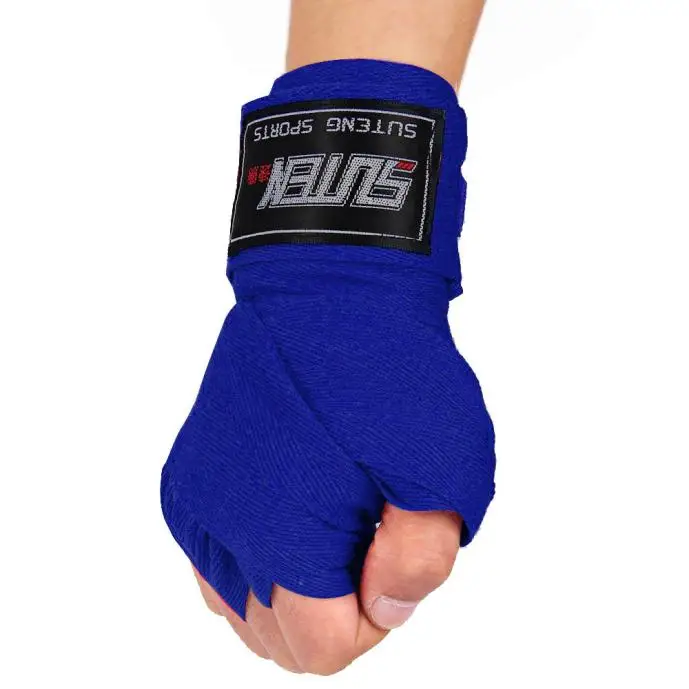 

SUTEN 1 Pair Width 5cm Length 2.5M Cotton Boxing Bandage Sanda Handwrap Absorbing sweat cotton material Boxing Bandage