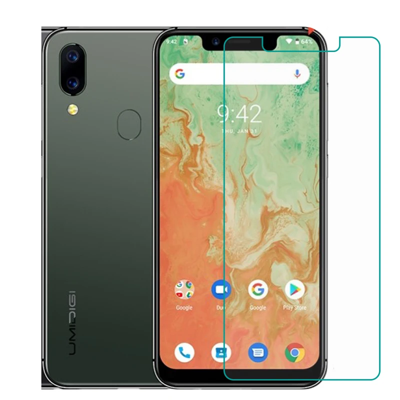Закаленное стекло для UMIDIGI A3X 9H защитная пленка Взрывозащищенная прозрачная