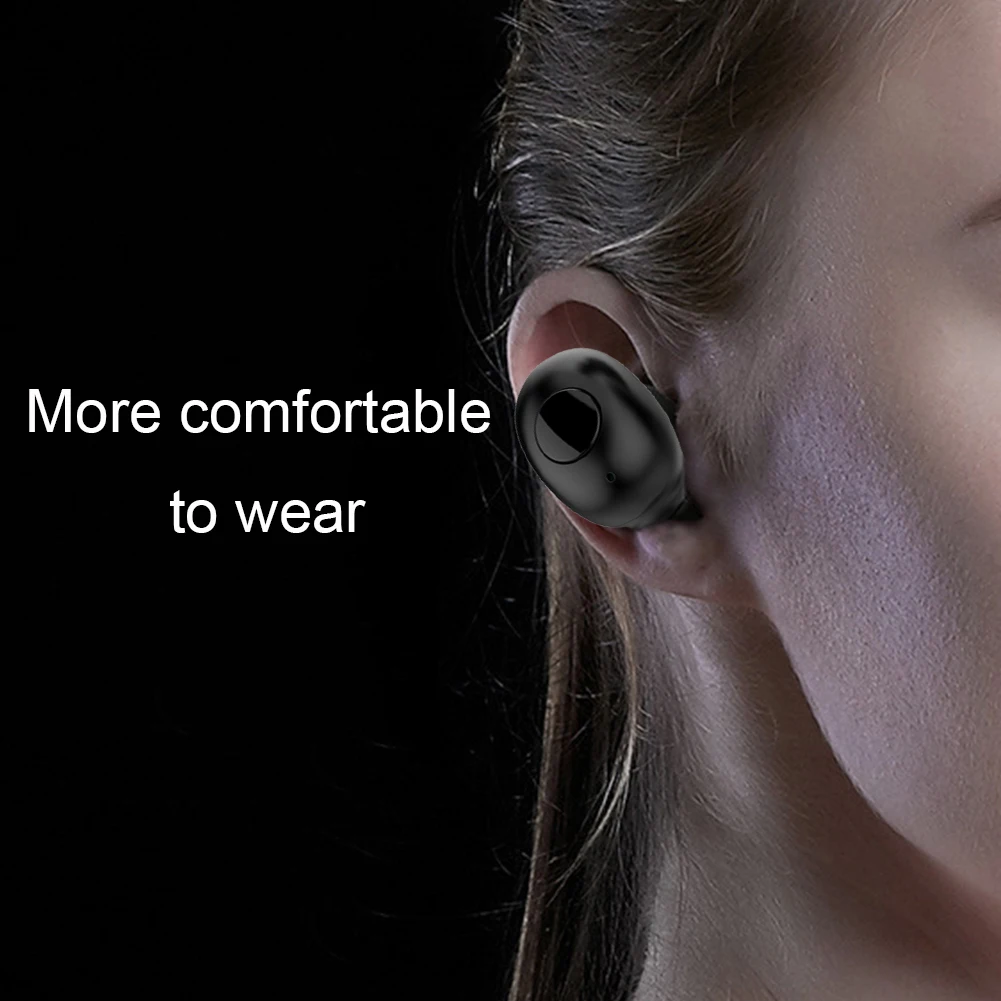 Sports For Phone Bluetooth In Ear Sweatproof With Charging Box Ergonomic Wireless Earphones Portable Mini Sound TWS Handsfree |