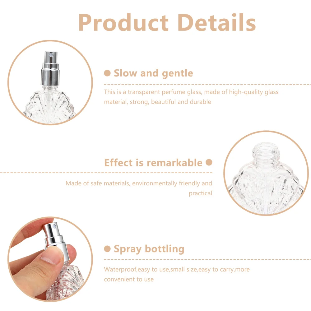 

5Pcs Refillable Spray Perfume Bottles 15ML Perfume Bottles Essential Oil Bottles