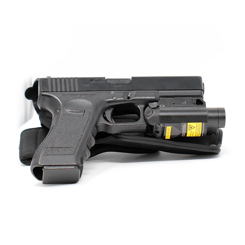 

Tactical Combo Compact Laser Sight and LED gun light combo and matched smart Magnetic Holster for self defense