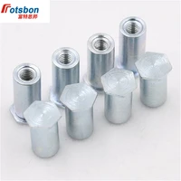 bsoa m5 12 blind hole threaded standoffs self clinching feigned crimped standoff server cabinet sheet metal spacer pcb hex rivet