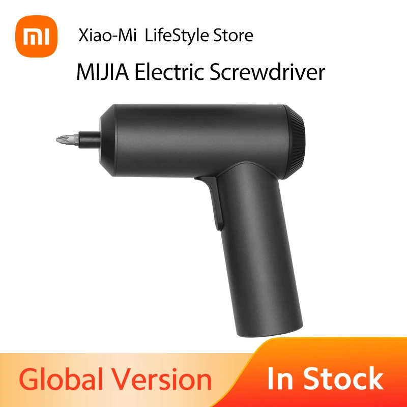 

XIAOMI Mijia Electric Screwdriver Rechargeable Cordless 3.6V 2000mAh Li-ion 5Nm Screwdriver Sets With 12Pcs S2 Screw Bits