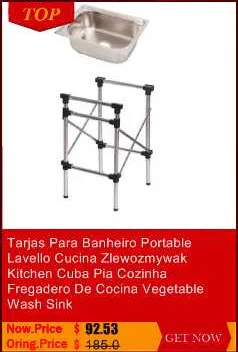 Tarjas Para Cocina Lavello портативная кухонная раковина из нержавеющей стали Lavabo Cuba Pia Cozinha Fregadero для мытья овощей