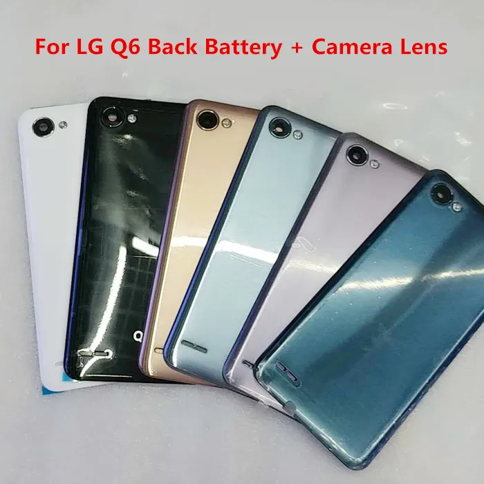 Задняя крышка аккумулятора для LG Q6 на клейкой основе совместимая с M700A M700DSK M700AN| |