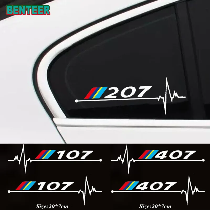 2 шт./лот окна автомобиля стикер для peugeot 106 108 206 208 306 308 508 2008 3008 автомобильные