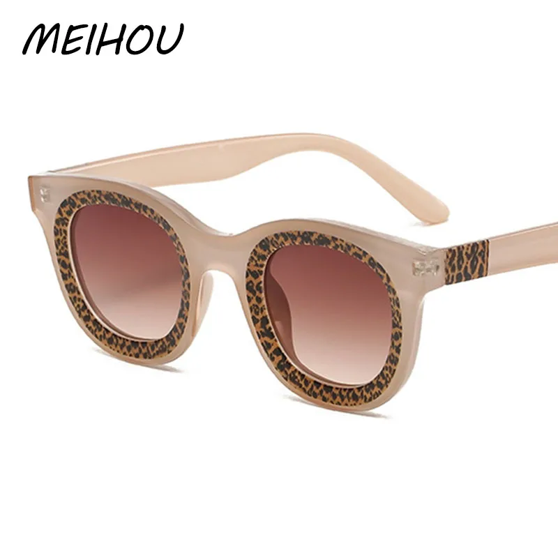 

Солнцезащитные очки женские круглые в винтажном стиле, модные градиентные Маленькие Прозрачные солнечные очки с коричневыми линзами